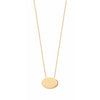 Burren Jewellery 18k gold plated dream tag necklace full
