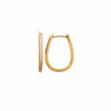 Burren Jewellery 18k gold plated get things right decorated earrings