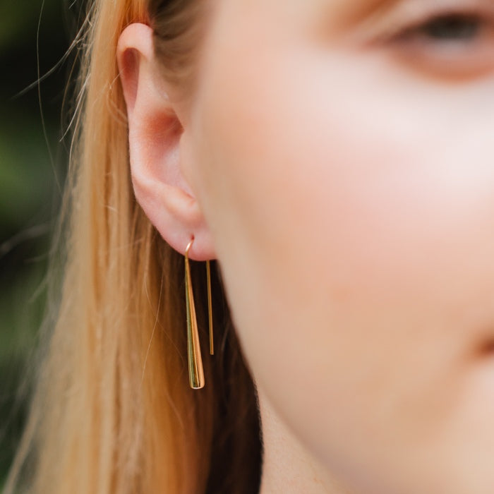 Burren Jewellery 18k gold plated i get what i want earrings model