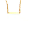 Burren Jewellery 18k gold plated strollin necklace