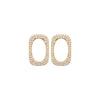 Burren Jewellery 18k gold plated take it slow earrings