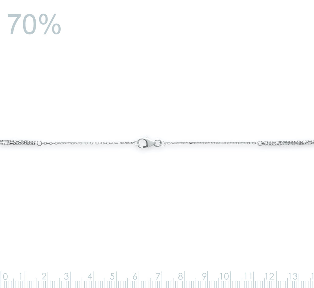 Burren Jewellery Silver the sun and moon necklace catch