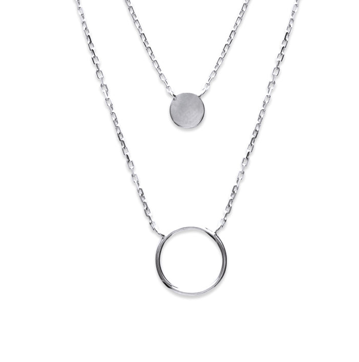 Burren Jewellery around again silver Necklace