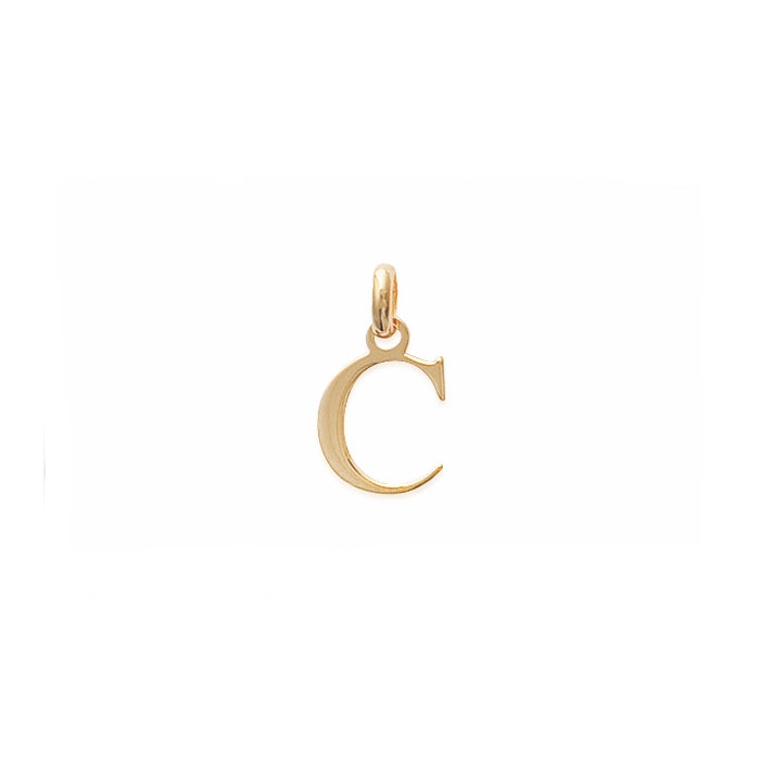 Burren jewellery 18k gold plated Initial C