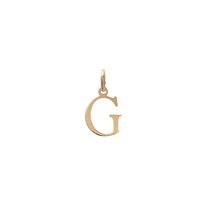 Burren jewellery 18k gold plated Initial G