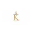 Burren jewellery 18k gold plated Initial K