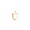 Burren jewellery 18k gold plated Initial U
