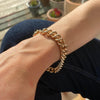 Burren jewellery 18k gold plated Wind in your sail chain Bracelet arm 2