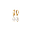 Burren jewellery 18k gold plated Yano earrings front view full