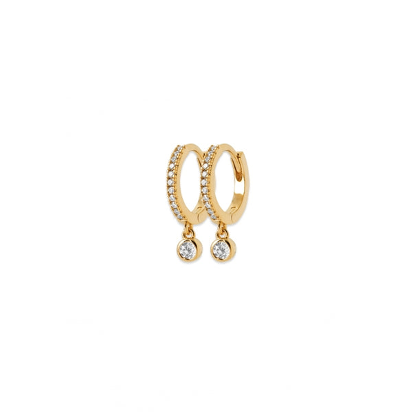 Burren jeweller 18k gold plated get rhythn earrings front