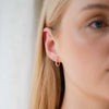 Burren jewellery 18k gold plated im gonna find another you earrings model 2
