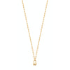 Burren Jewellery 18k gold plate locking for love necklace full