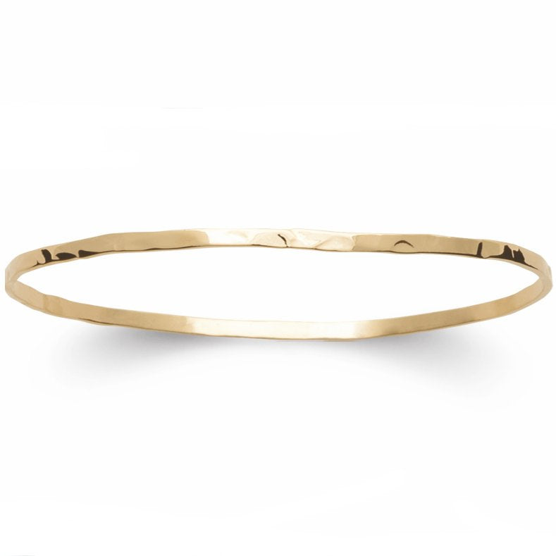 Burren jewellery 18k gold plated stop this train bangle front