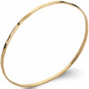 Burren jewellery 18k gold plated stop this train bangle