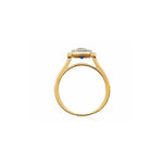 Burren jewellery 18k gold plated take a chance on love ring side