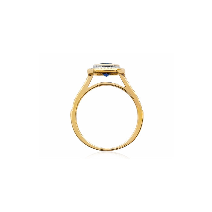 Burren jewellery 18k gold plated take a chance on love ring side