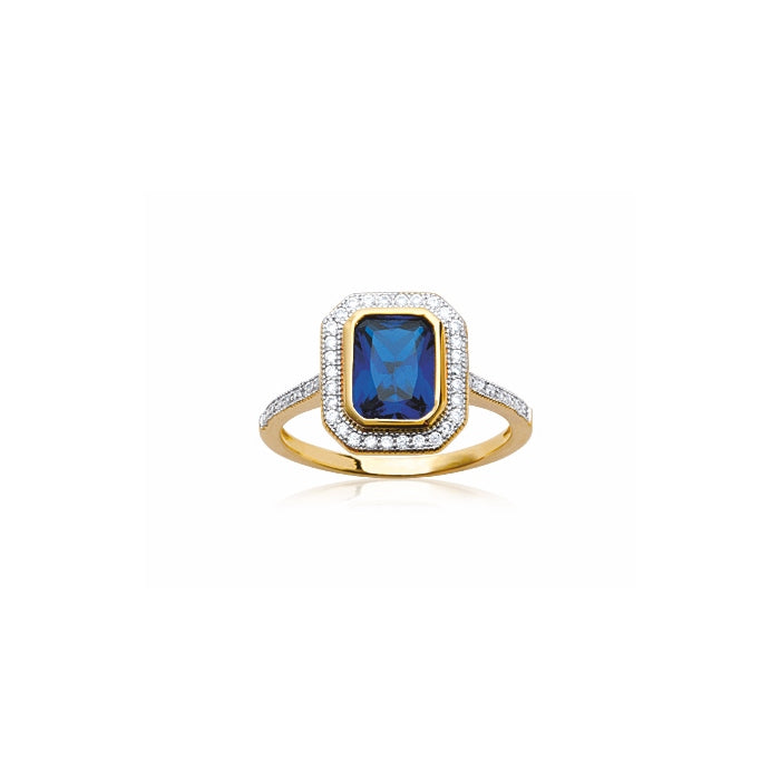 Burren jewellery 18k gold plated take a chance on love ring top