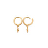 Burren jewellery 18k gold plated tomorrow has never been touched earrings side view