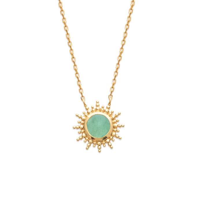 burren jewellery 18k gold a venture in paridise necklace