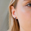 burren jewellery 18k gold plate Blues earrings