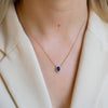 burren jewellery 18k gold plate Blues necklace model